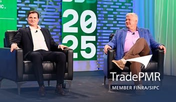Dan Gallagher, Chief Legal, Compliance and Corporate Affairs Officer of Robinhood Markets, and Lucas Moskowitz, Senior Vice President and the General Counsel and Corporate Secretary at Robinhood Markets on stage at TradePMR Synergy25 conference for RIAs.