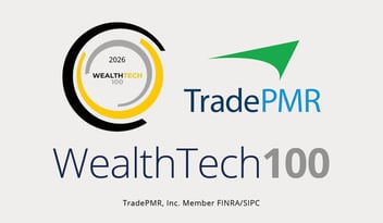 WealthTech100 logo and TradePMR logo